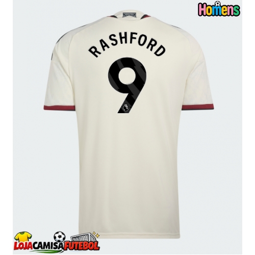 Camisa de Futebol Manchester United Marcus Rashford #9 Equipamento Alternativo 2026-27 Manga Curta